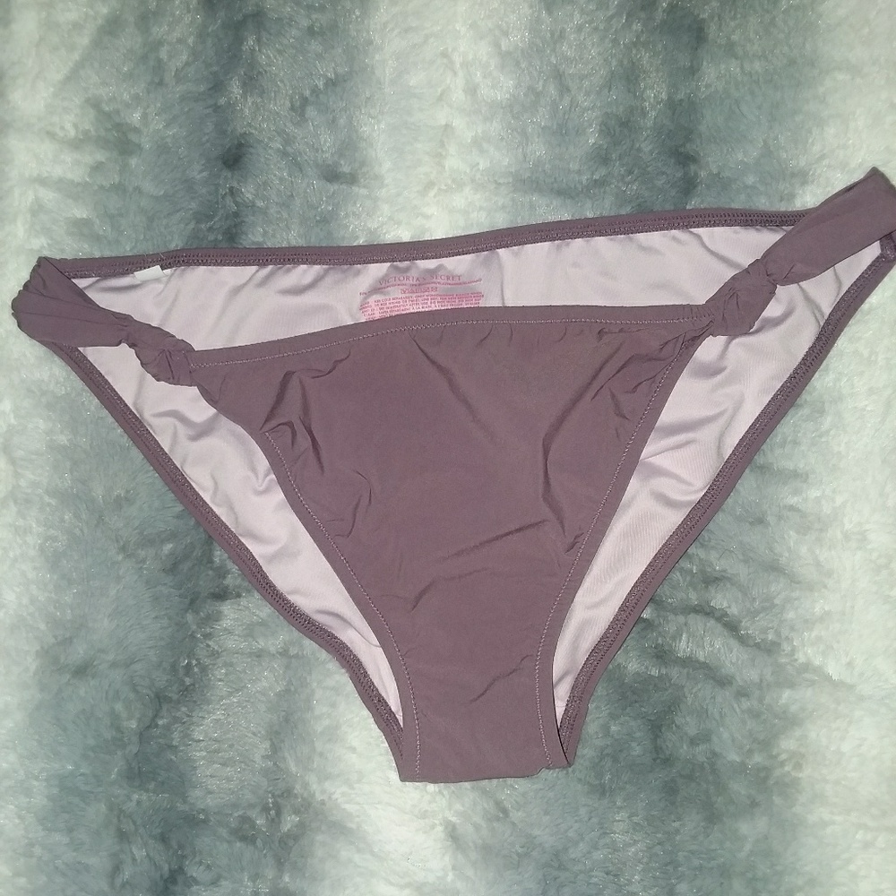 NWOT Victoria's Secret Smoky Purple Bikini Bottom